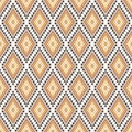 Tribal geometric argile seamless pattern Royalty Free Stock Photo