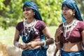 Tribal Girls in ornaments