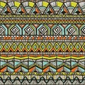 Tribal hand-drawn pattern