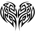 Tribal Heart Royalty Free Stock Photo