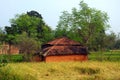 Tribal House in India Royalty Free Stock Photo