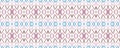 Tribal Ikat Seamless Tapestry. Ethnic Print Boho. Royalty Free Stock Photo