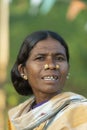 Tribal Lady Portrait during Dussera Procession near Jagdalpur,Chattisgarh,India