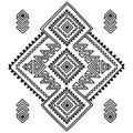 Tribal line shapes. Ethnic pattern. Sacred geometry print in african, mexican, american, indian style. Ethnic and tribal