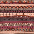 Tribal multicolor seamless pattern, indian or african ethnic patchwork style