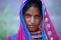 A tribal nomadic girl from Rajasthan
