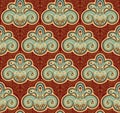 Tribal ornament seamless pattern