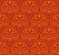 Tribal ornament seamless pattern