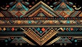 borneo tribal ornaments and pattern Royalty Free Stock Photo