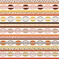 Tribal pattern with motifs of African tribes of central Kenya.