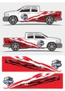 Tribal red and black decal graphics for truck and vehicles