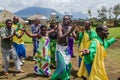 Tribal ritual, rwanda Royalty Free Stock Photo