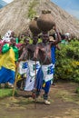 Tribal ritual, rwanda Royalty Free Stock Photo