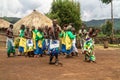 Tribal ritual, rwanda Royalty Free Stock Photo