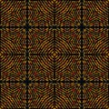 Tribal, rough fabric feel seamless pattern