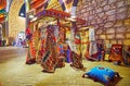 Tribal rugs in Global Village Dubai, UAE Royalty Free Stock Photo