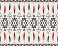 Tribal Seamless Pattern. Ethnic Geometric Vector Background. Aztec or Inca Style