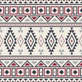 Tribal Seamless Pattern. Ethnic Geometric Vector Background. Aztec or Inca Style