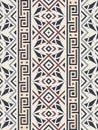 Tribal Seamless Pattern. Ethnic Geometric Vector Background. Aztec or Inca Style