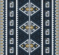 Tribal Seamless Pattern. Ethnic Geometric Vector Background. Aztec, Mayan or Inca Style