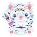 Tribal Series White Tiger