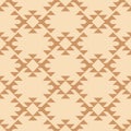 Tribal southwestern native american navajo seamless pattern Royalty Free Stock Photo