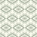 Tribal Southwestern Navajo Folk Seamless Pattern