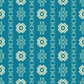 Tribal Southwestern Navajo Folk Seamless Pattern