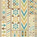 Tribal striped seamless pattern.