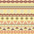 Tribal striped seamless pattern.