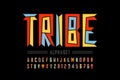 Tribal style font