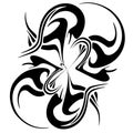 Tribal Tatoo Swirl Design