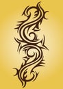 Tribal tattoo design Royalty Free Stock Photo