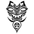 Tribal Tattoo Aztec Design Elements Set Pack Royalty Free Stock Photo