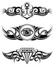 Tribal tattoo elements