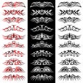 Tribal Tattoo Pack, Vector Royalty Free Stock Photo