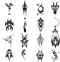 Tribal Tattoo Vector Set Illustration 2