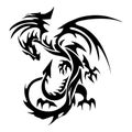 Tribal Tattoo Whole Dragon Design