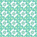 Tribal texture geometric square figures seamless pattern Royalty Free Stock Photo