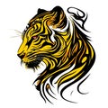 Tribal Tiger, great for t-shirts and tattoos