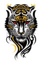 Tribal Tiger, great for t-shirts and tattoos