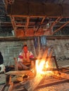 Tribal Traditional tribal kitchen Arunachal Pradesh Northeast India.