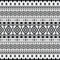 Tribal unique ornament background design with geometric abstract shapes. Seamless ethnic pattern. Royalty Free Stock Photo