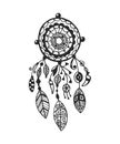 Tribal vector dream catcher