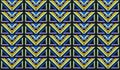 Tribal vector ornament. Seamless African pattern. Ethnic design on the carpet. Aztec style. Royalty Free Stock Photo