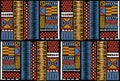 Tribal vector ornament. Seamless African pattern. Ethnic carpet with chevrons. Aztec style. Royalty Free Stock Photo