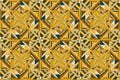 Tribal vector ornament. Seamless African pattern. Ethnic design on the carpet. Aztec style. Royalty Free Stock Photo