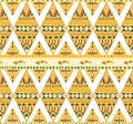 Tribal vector pattern Royalty Free Stock Photo