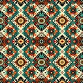 Tribal vintage ethnic seamless pattern. Aztec, mexican, navajo, african motifs.