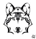 Tribal wolf Royalty Free Stock Photo